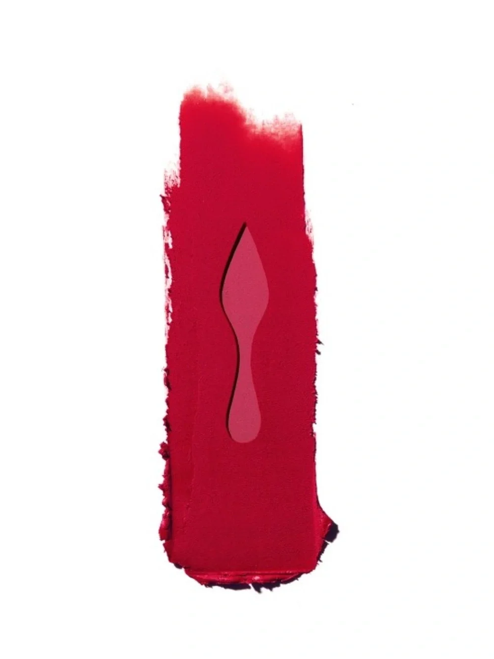 Christian Louboutin Matte Lipstick in Deep Red with Black & Gold Tube